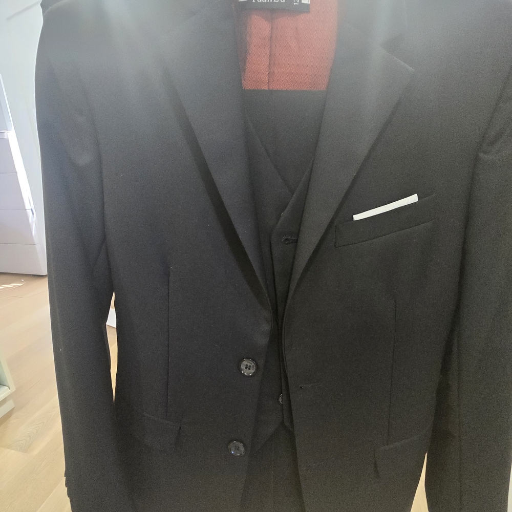 Pre-Loved // Classic Black Boys Suit by YuanLu